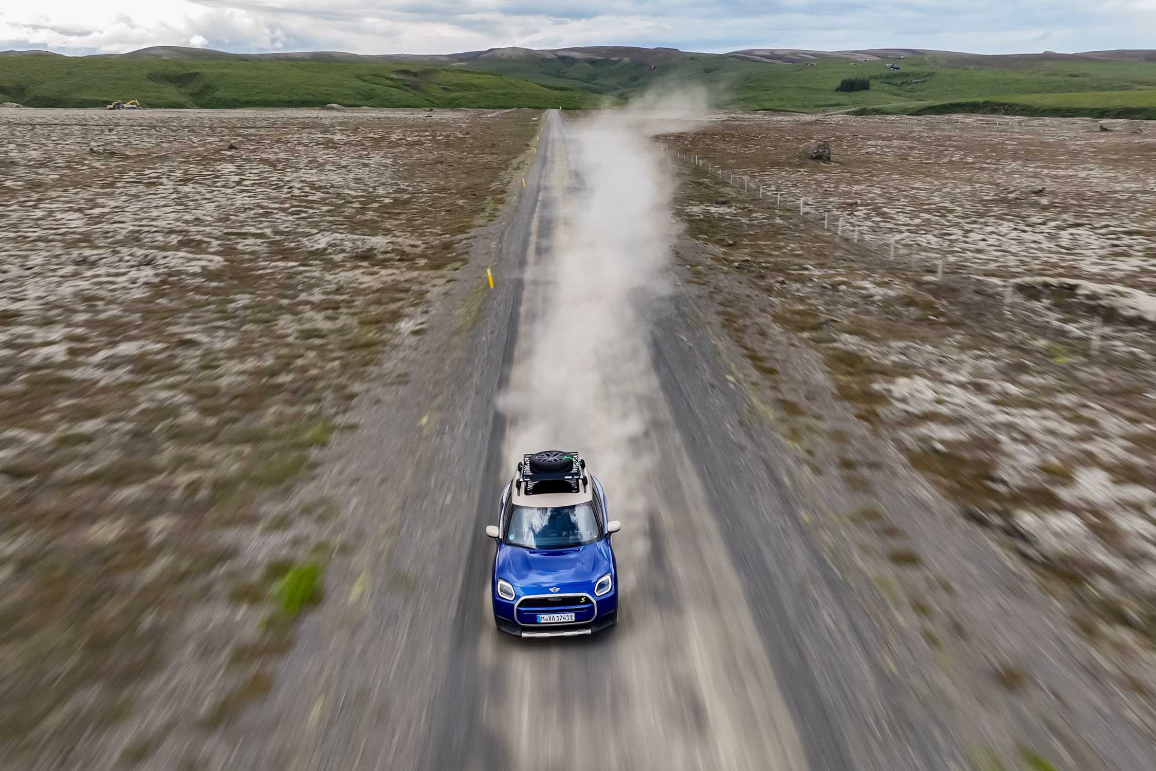 Mini Countryman SE All4: una aventura eléctrica en Islandia