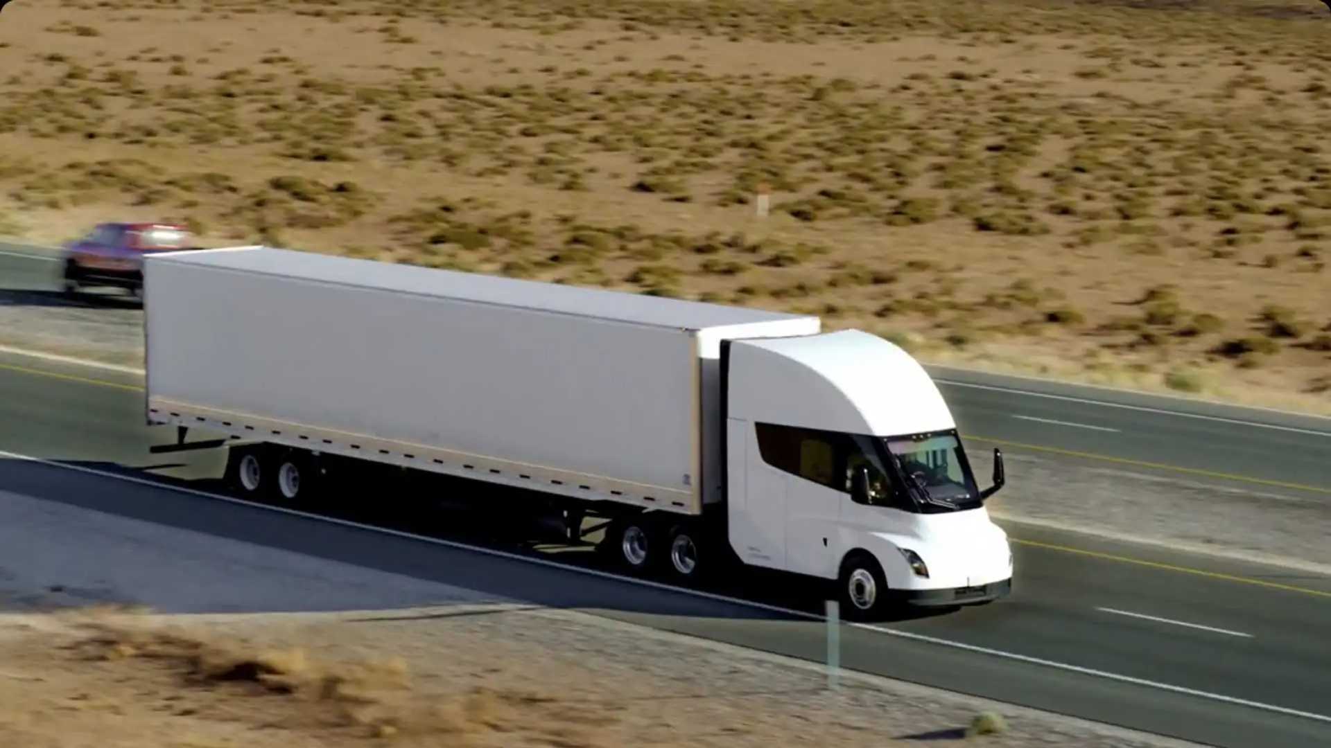 El primer Megacharger p&uacute;blico de Tesla Semi decepciona en promesas de potencia