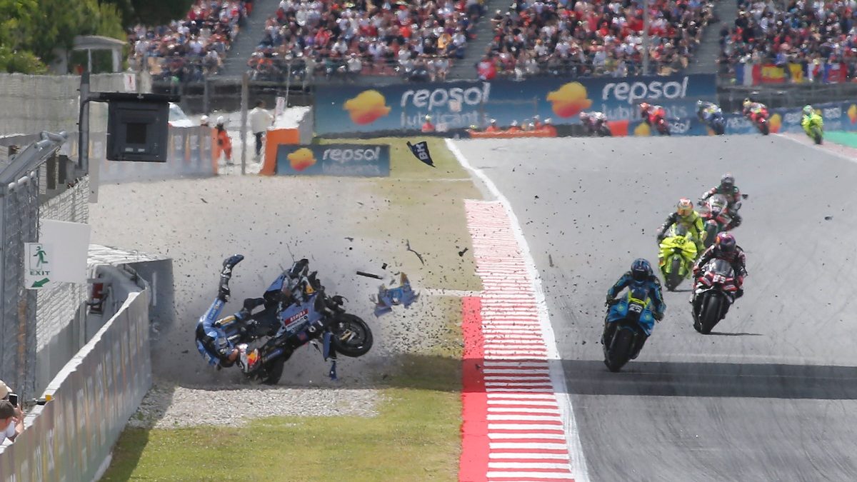 MotoGP: Álex Márquez, un milagro en Cataluña tras un brutal accidente