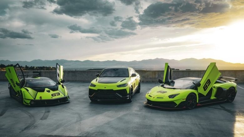Un trío de Lamborghini excepcionales, a juego y a la venta para…
