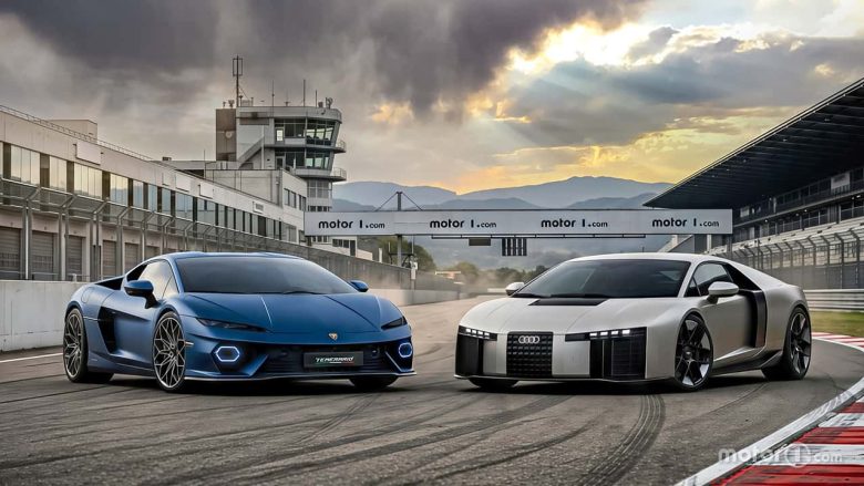 Audi Nuvolari y Lamborghini Temerario: el ADN compartido se disfraza de diseño