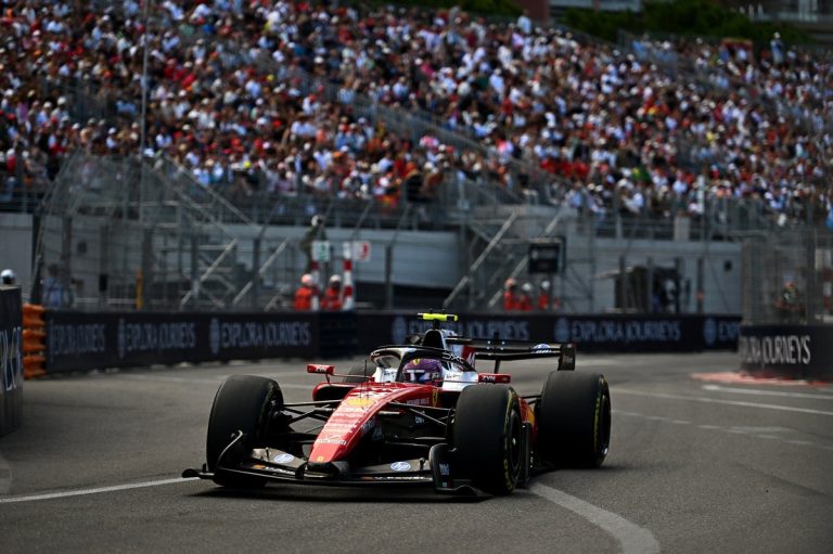 F1: Hamilton, desconcertado con su Ferrari en Mónaco, cede la pole a un…