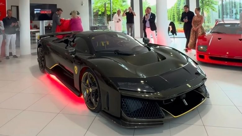 Ferrari F80: la primera unidad europea estrena un color negro con tintes…