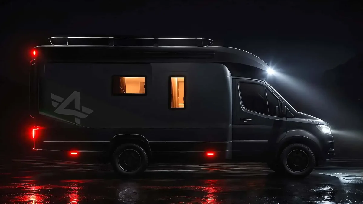 Atlantis Carbon 4×4: la autocaravana que parece un club de lujo