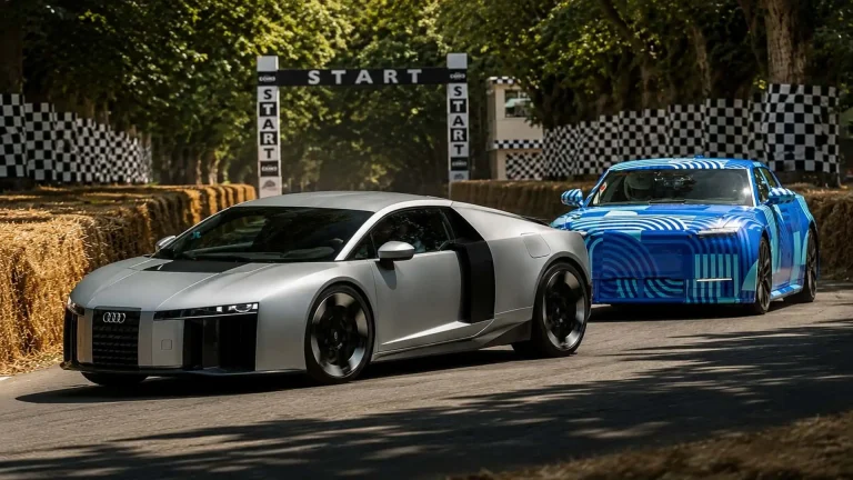 El Audi Nuvolari y el Jaguar Type 01 arrasan en Goodwood y así reacciona Internet