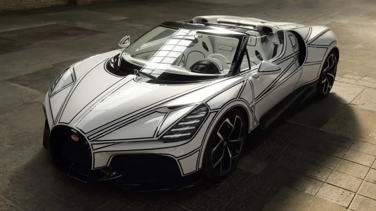 Bugatti Mistral Blanc Éternel: adiós al W16 con un toque de porcelana de lujo